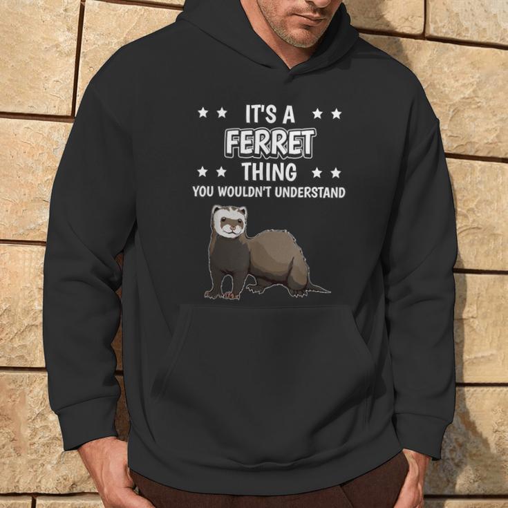 Ist So Ein Frettchen Ding Lustiger Spruch Frettchen Kapuzenpullover Lebensstil