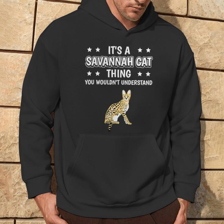 Ist So Ein Savannah Cat Ding Kapuzenpullover Lebensstil