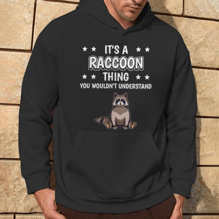 Ist So Ein Waschbär Ding Lustiger Spruch Waschbären Kapuzenpullover Lebensstil