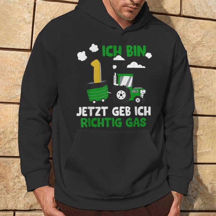 Jetzt Geb Ich Richtig Gas 1St Birthday Boy Tractor S Kapuzenpullover Lebensstil