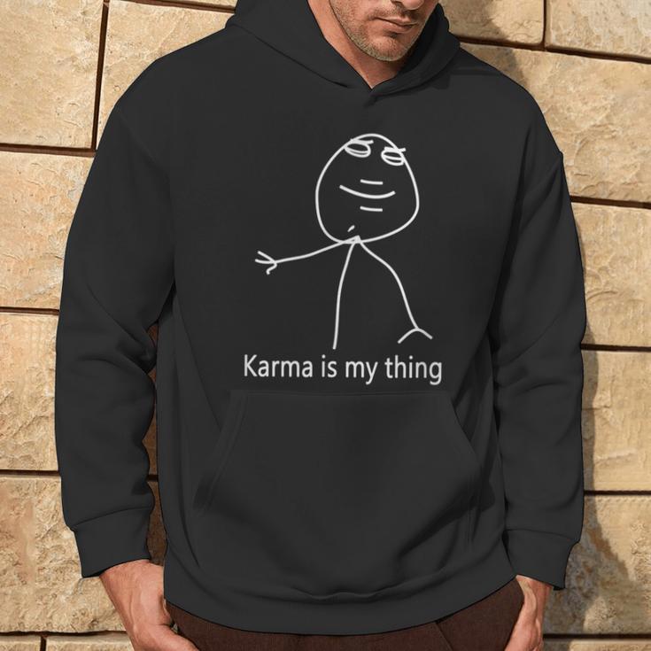 Karma Ist Mein Ding Kapuzenpullover Lebensstil