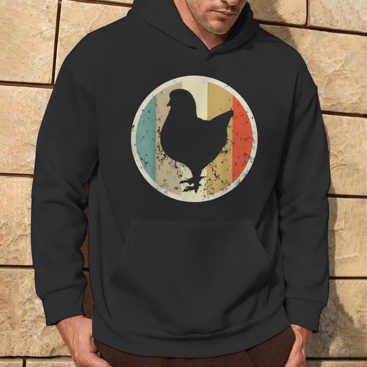 Kingdove Pigeons Car Pigeon Breeding Retrointage Style Kapuzenpullover Lebensstil