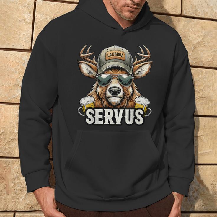 Lausbua Costume Oktoberfest Deer Servus Kapuzenpullover Lebensstil