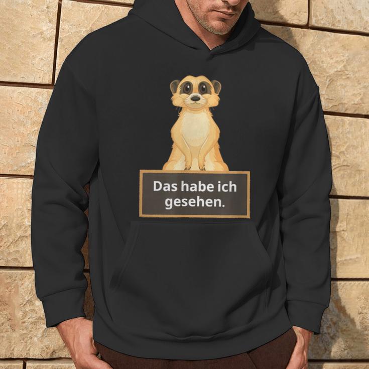 Lehrer Das Habe Ich Gesehen Erdmännchen Saying Kapuzenpullover Lebensstil