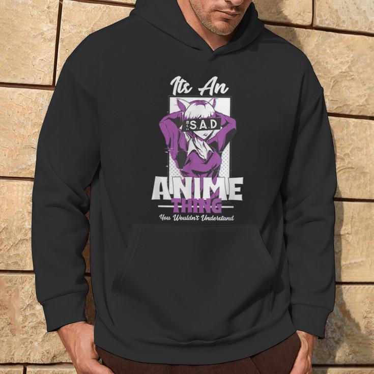 Manga Otaku Liebhaber Ist Ein Anime-Ding Japanisch Kawaii Kapuzenpullover Lebensstil