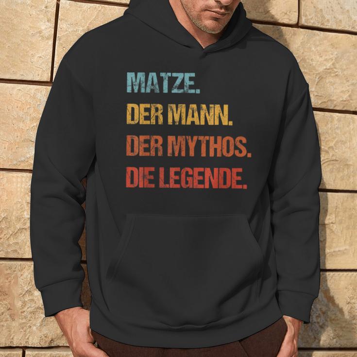 Matze Der Mann Der Mythos Die Legend First Name Kapuzenpullover Lebensstil