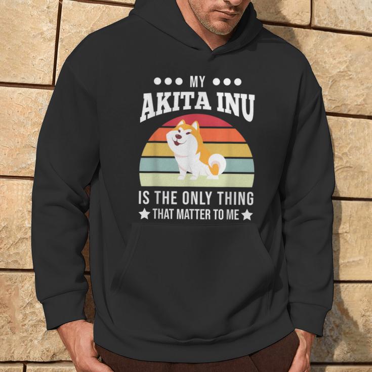 Mein Akita Inu Ist Das Einzige Ding Dog Kapuzenpullover Lebensstil