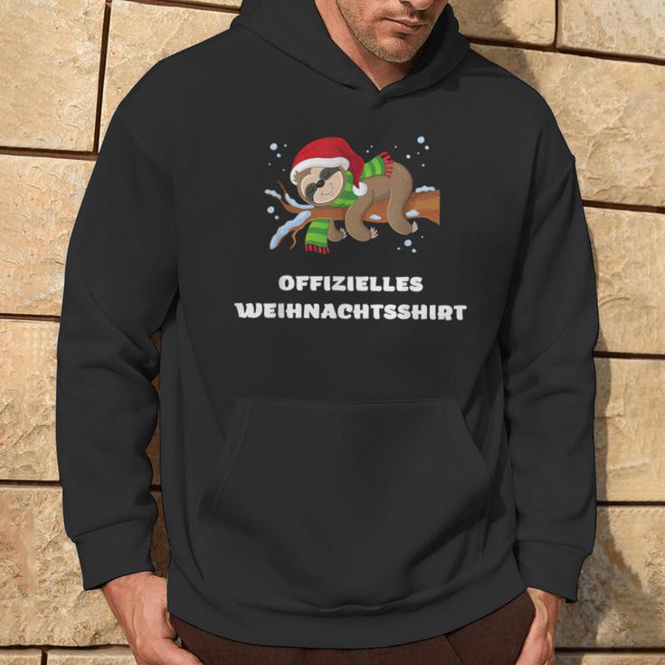 Offizielles Weihnachts Faultier Weihnachten Kapuzenpullover Lebensstil