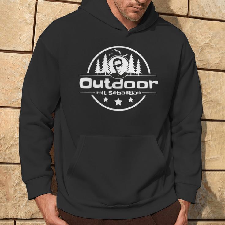 Outdoor Mit Sebastian Logo Wanderer Kapuzenpullover Lebensstil