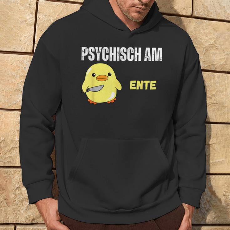 Psychisch Am Ente Lustiges Kapuzenpullover Lebensstil