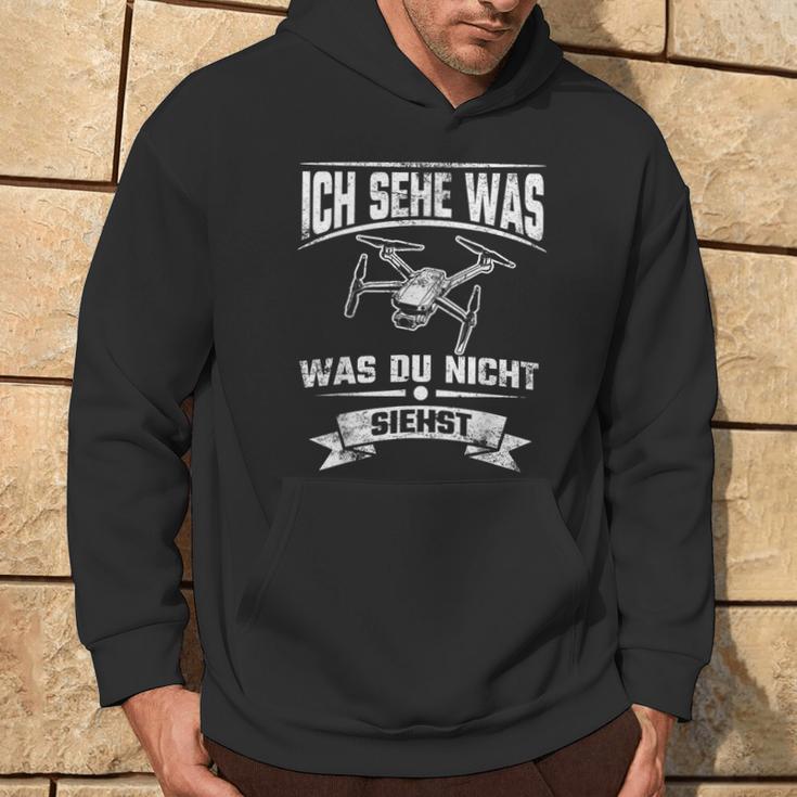 Quadcopter Drohne Ich Sehe Was Was Du Nicht Siehst Kapuzenpullover Lebensstil