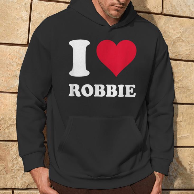 Red Heart I Love Robbie Kapuzenpullover Lebensstil