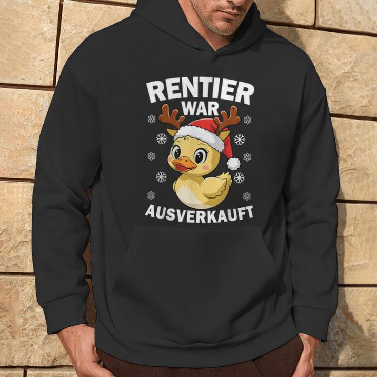 Reindeer Was Out Sold Christmas Elk Slogan Kapuzenpullover Lebensstil