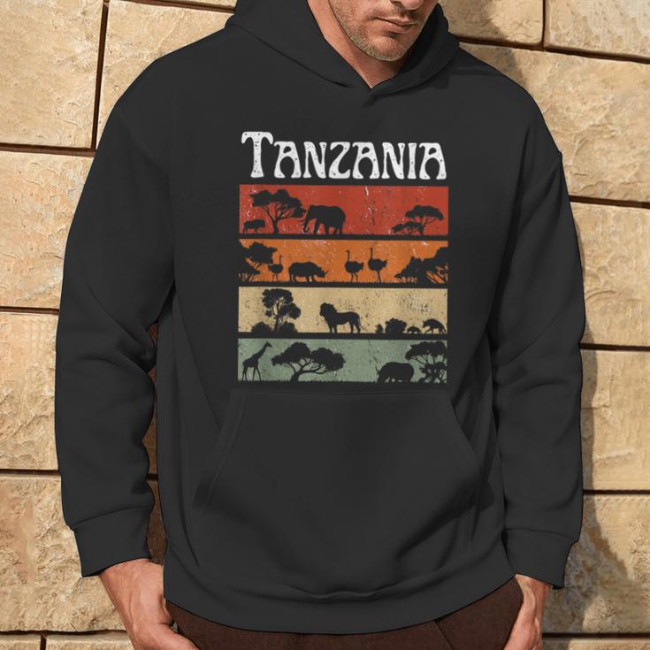 Retro Africa Tanzania Safari Travel Tanzania Tour Kapuzenpullover Lebensstil