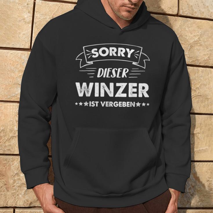 Sorry Dieser Winzer Istgeben Kapuzenpullover Lebensstil