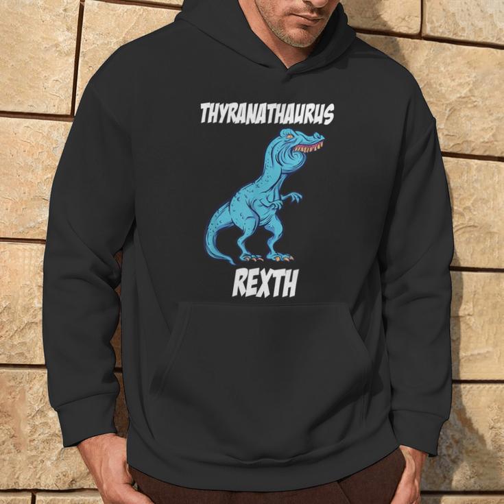 T-Rex Überbiss Meme T-Rex Party Kapuzenpullover Lebensstil