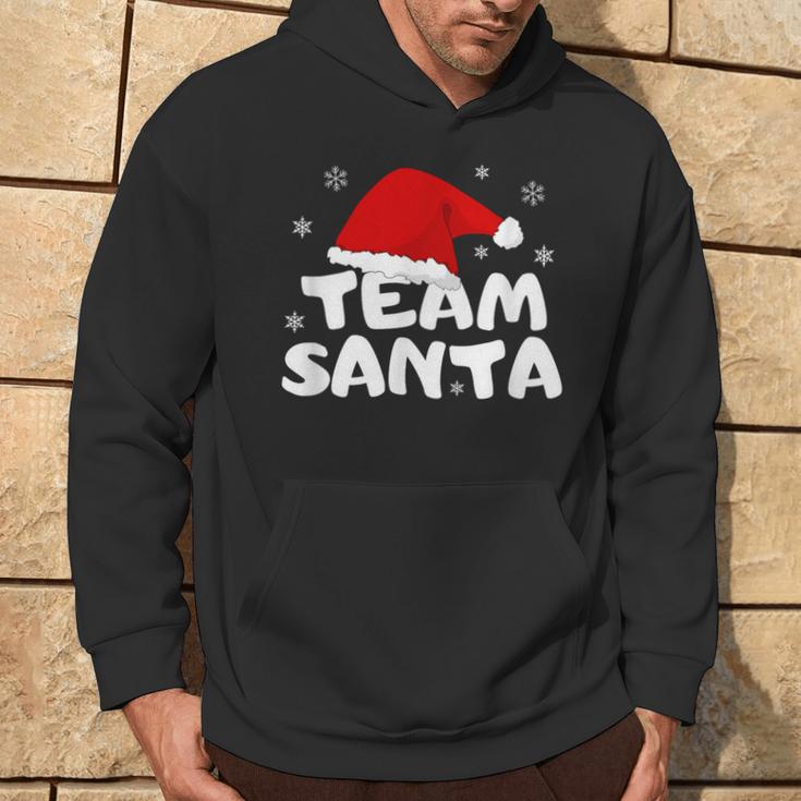 Team Santa Xmas Christmas Kapuzenpullover Lebensstil