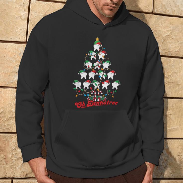 Weihnachtsbaum Zähne Zahnarzt Oh Dentistree Dentalhygieniker Kapuzenpullover Lebensstil