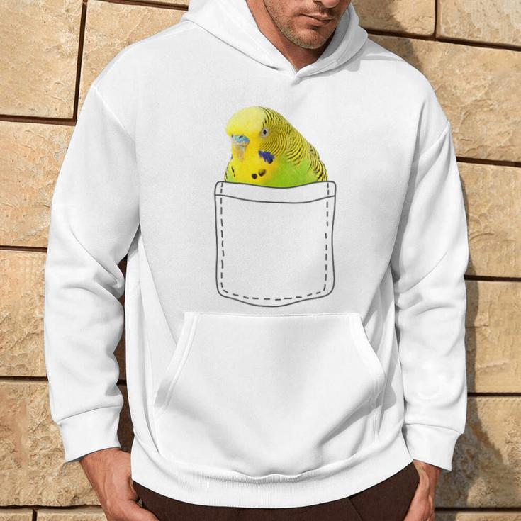 Cute Budgie In Bag Budgie Kapuzenpullover Lebensstil