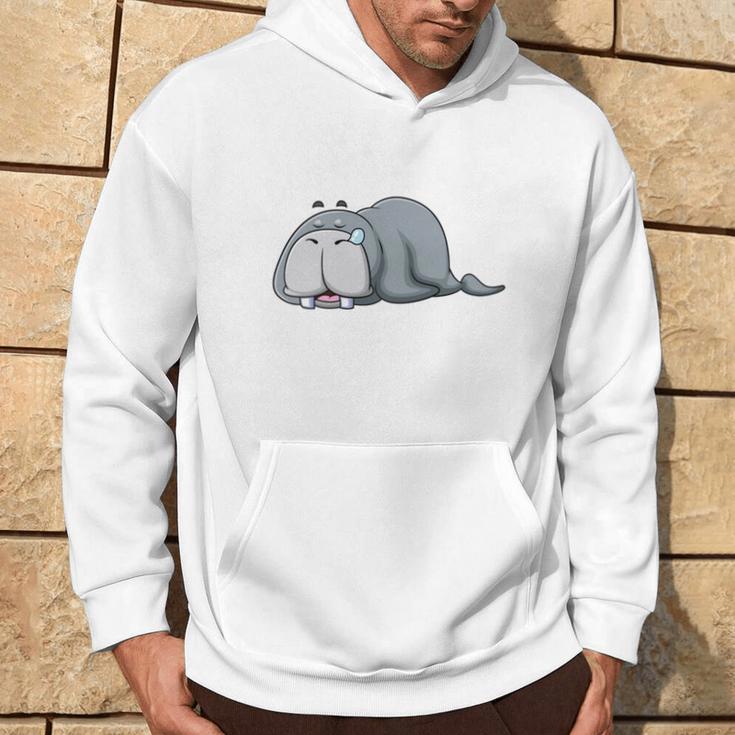 Das Dickerchen Macht Ein Naperchen Walrus Pyjamas Sleep Kapuzenpullover Lebensstil