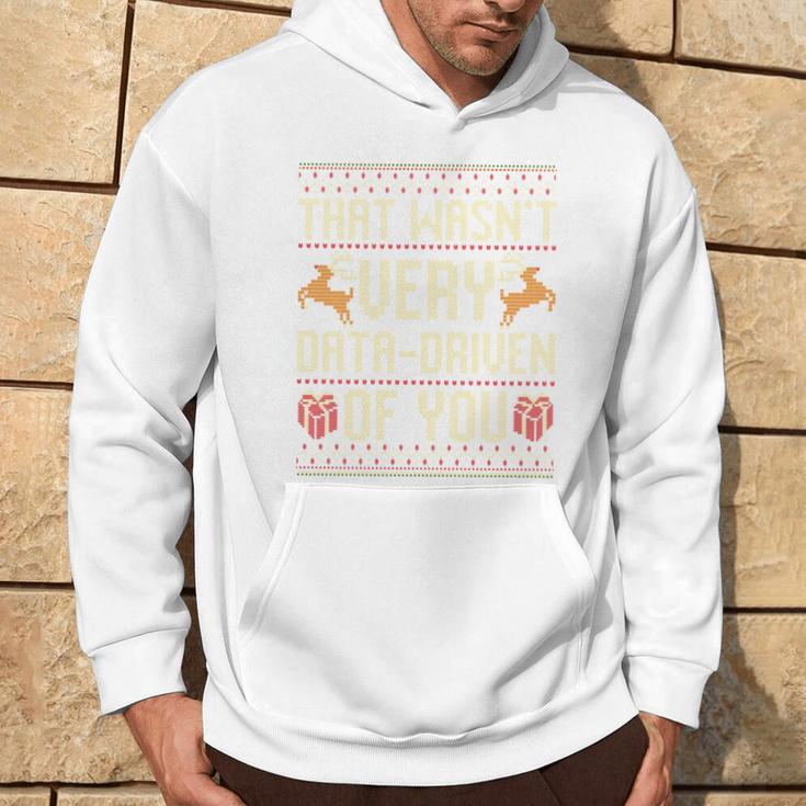 Das War Nicht Sehr Datengetriebenon Euch Ugly Christmas Jumpers Long-Sleeved Kapuzenpullover Lebensstil