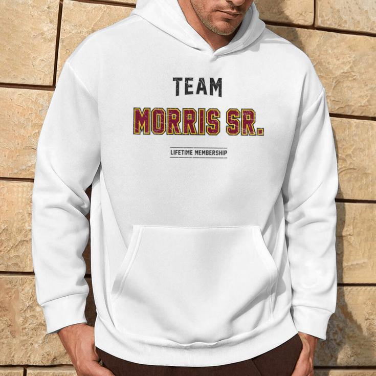 Distressed Team Morris Sr Proud Family Nachname Nachname Kapuzenpullover Lebensstil