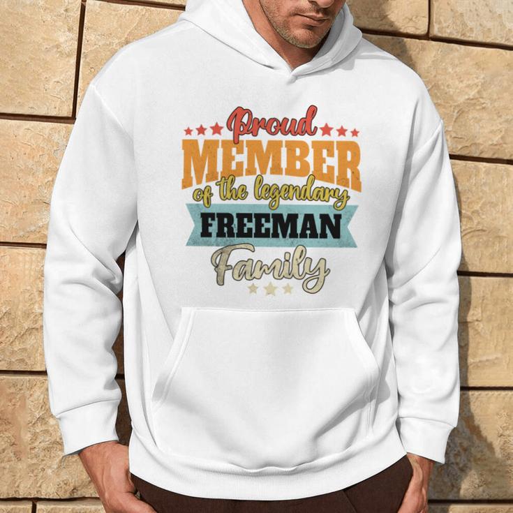 Freeman Nachname Freeman Kapuzenpullover Lebensstil