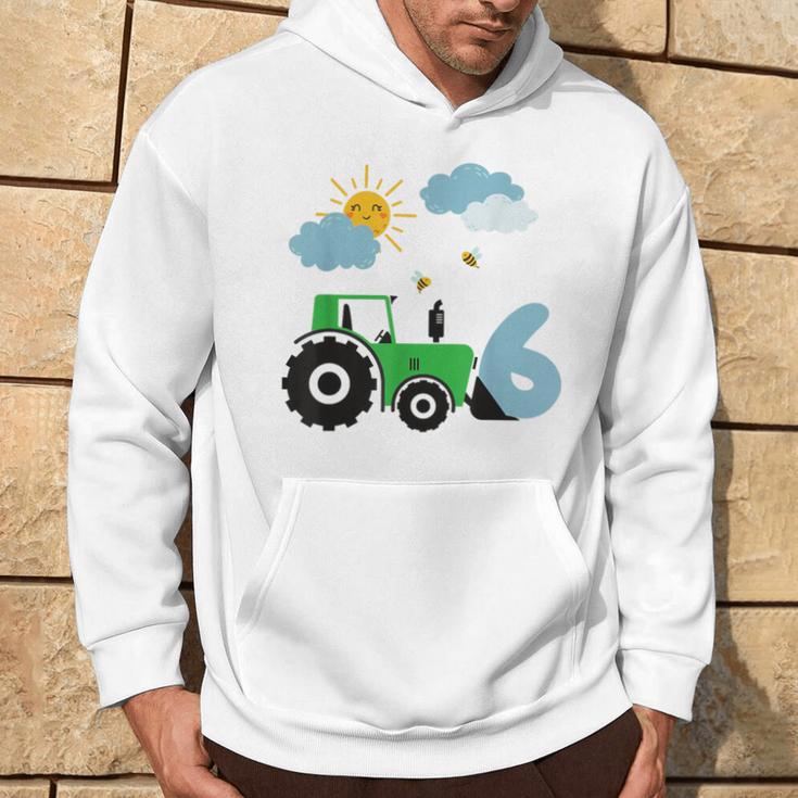 Kinder Geburtstag Traktor 6 Jahre Junge Bauernhof Zahl Kapuzenpullover Lebensstil