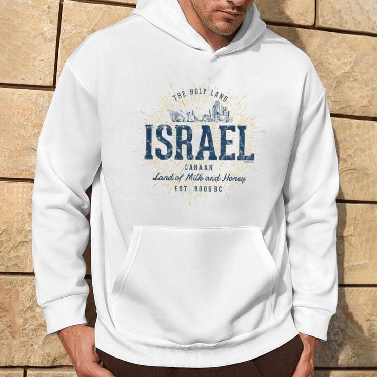 Retro Styleintage Israel S Kapuzenpullover Lebensstil