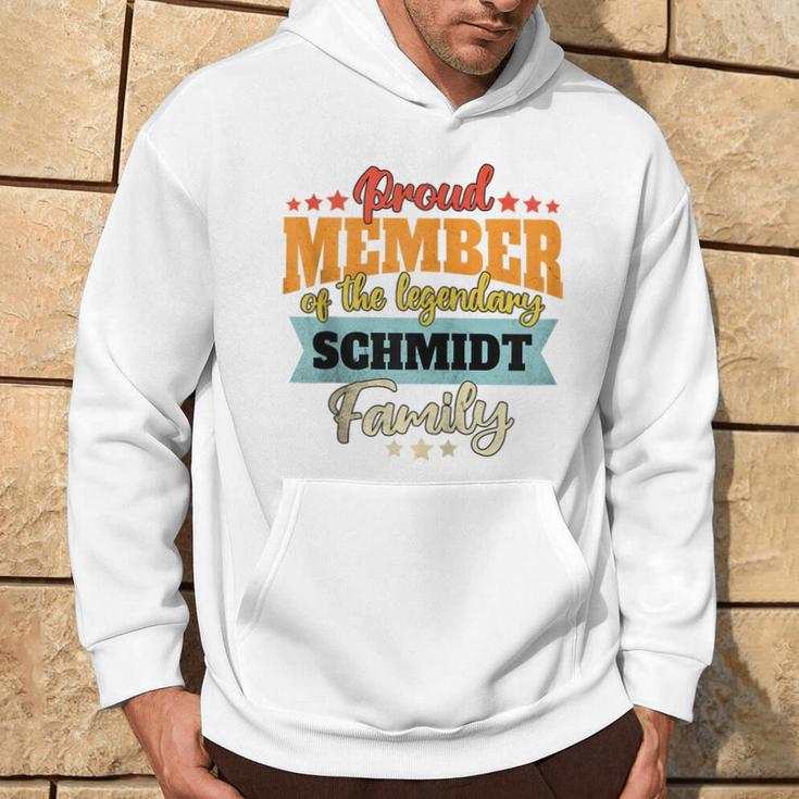 Schmidt Nachname Schmidt Kapuzenjacke Kapuzenpullover Lebensstil