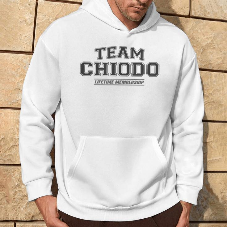 Team Chiodo Stolzer Familienname Nachname Geschenk Kapuzenpullover Lebensstil