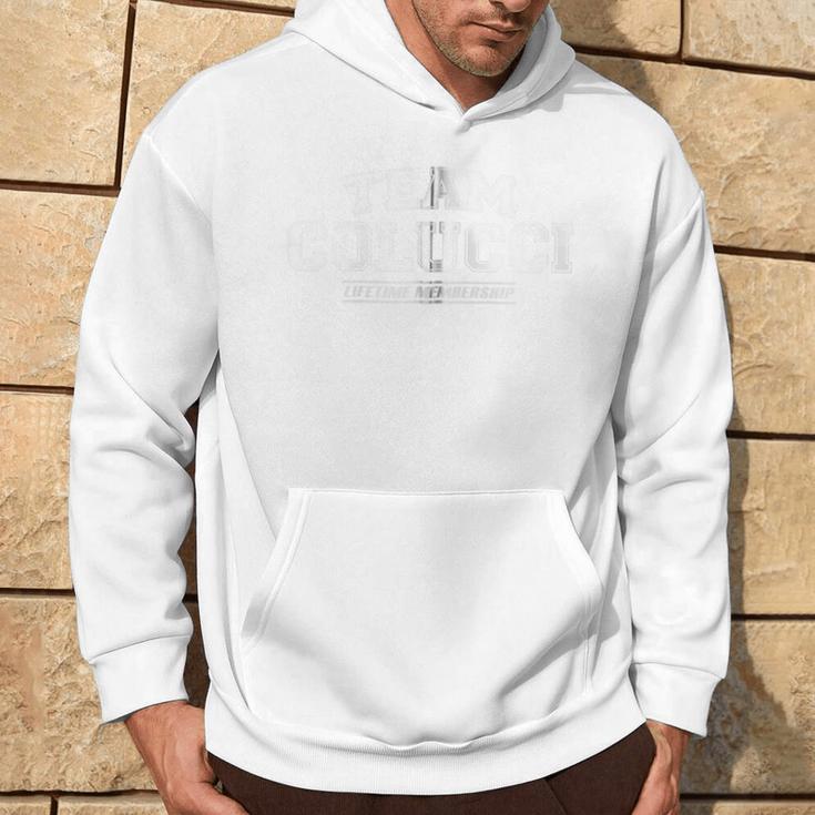 Team Colucci Stolzer Familiennachname Nachname Geschenk Kapuzenjacke Kapuzenpullover Lebensstil