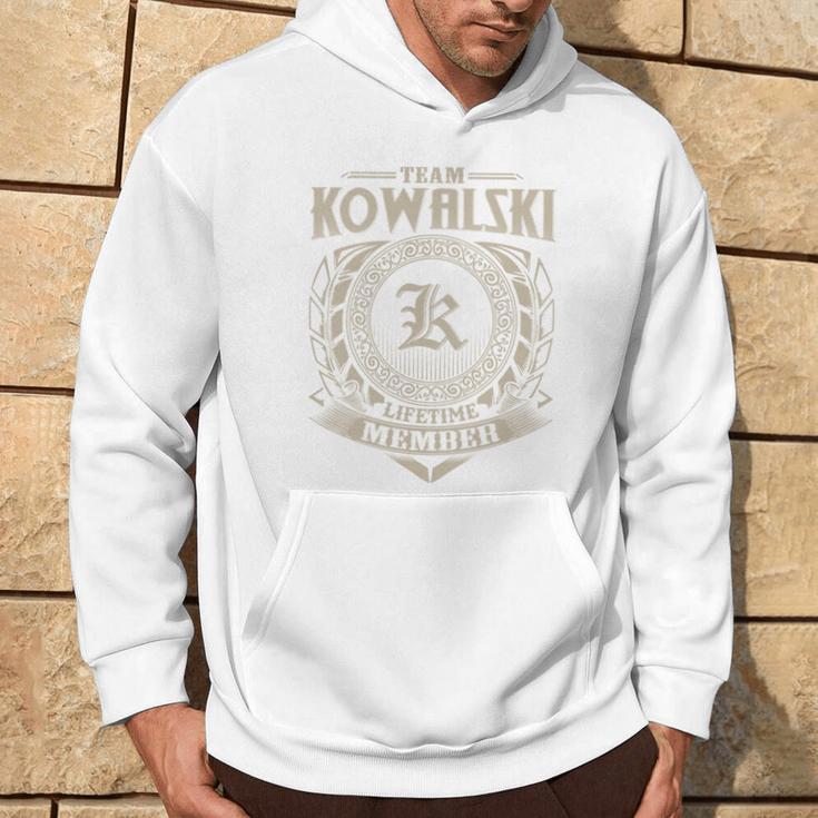 Team Kowalski Lifetime Member Last Name Kowalski Family Kapuzenpullover Lebensstil