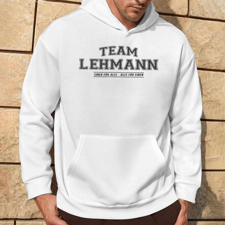 Team Lehmann Proud Family Last Name Gray Kapuzenpullover Lebensstil