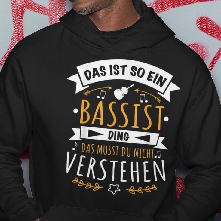 Bass Kontrabass Musician Das Ist So Ein Bassist Ding Kapuzenpullover Lustige Geschenke