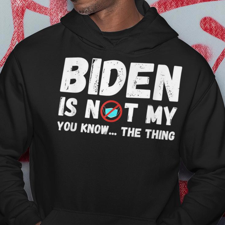 Biden Ist Nicht Mein Du Weißt Das Ding Pro Trump Republikaner Kapuzenpullover Lustige Geschenke