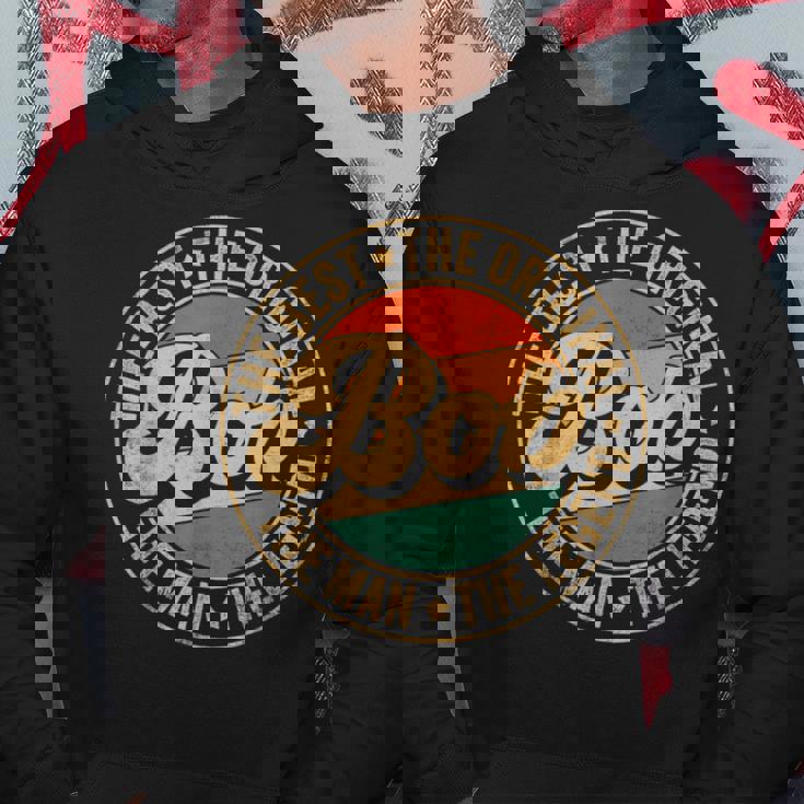 Bob Name Personal First Name Retro Bob Father's Day Hoodie Unique Gifts