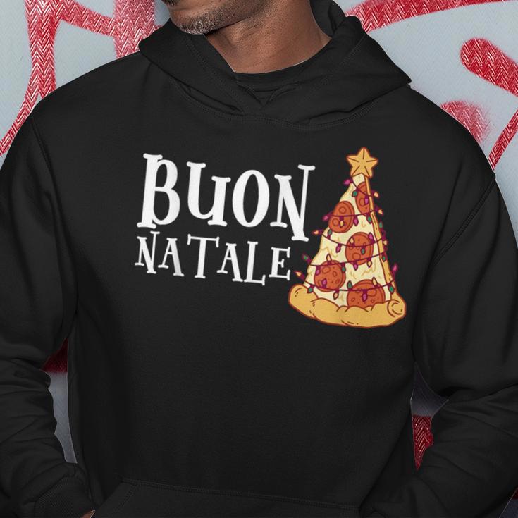 Buon Natale Christmas Italy Pizza Kapuzenpullover Lustige Geschenke