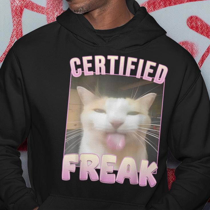 Cat Certified Freak Kapuzenpullover Lustige Geschenke