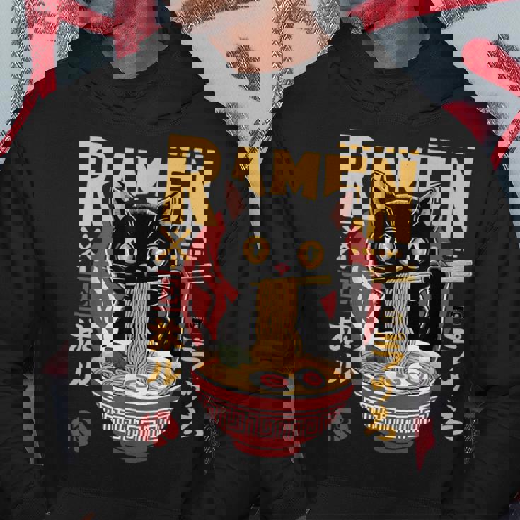 Cat Ramen Noodle Japanese Anime Manga Ramen Kawaii Cat Hoodie Personalized Gifts