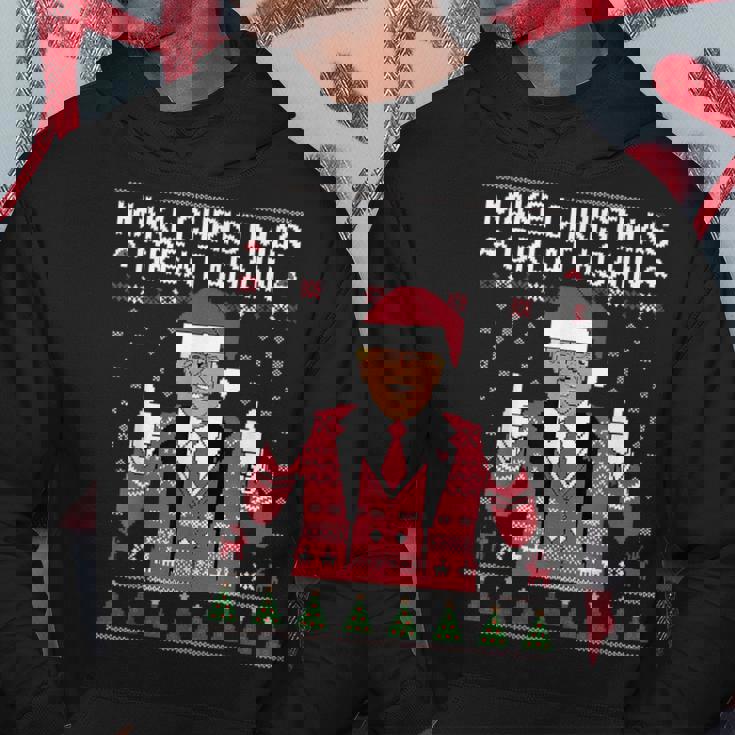 Make Christmas Great Again Trump Pajamas Ugly Hoodie Personalized Gifts