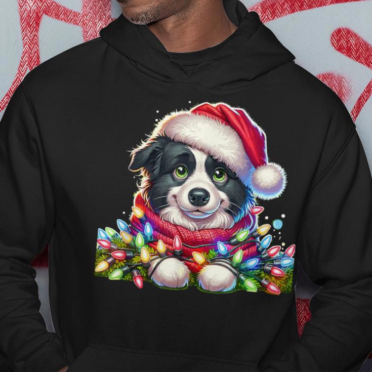 Christmas Hat Border Collie Border Collies Kapuzenpullover Lustige Geschenke