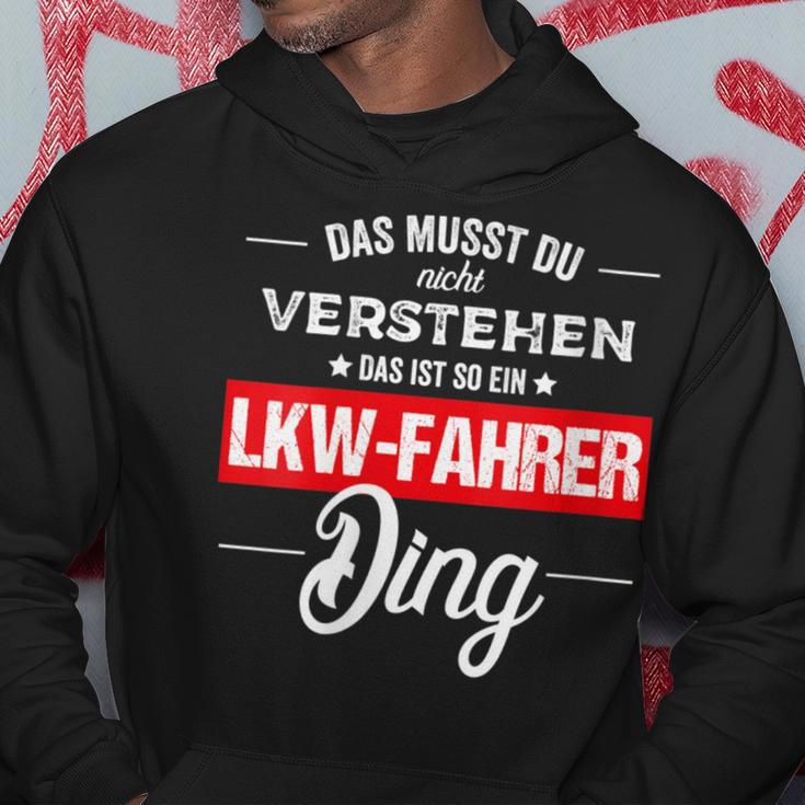 Damen Das Musst Du Nichterstehen Das Ist So Ein Lkw Fahrer Ding Mit-Ausschnitt Kapuzenpullover Lustige Geschenke