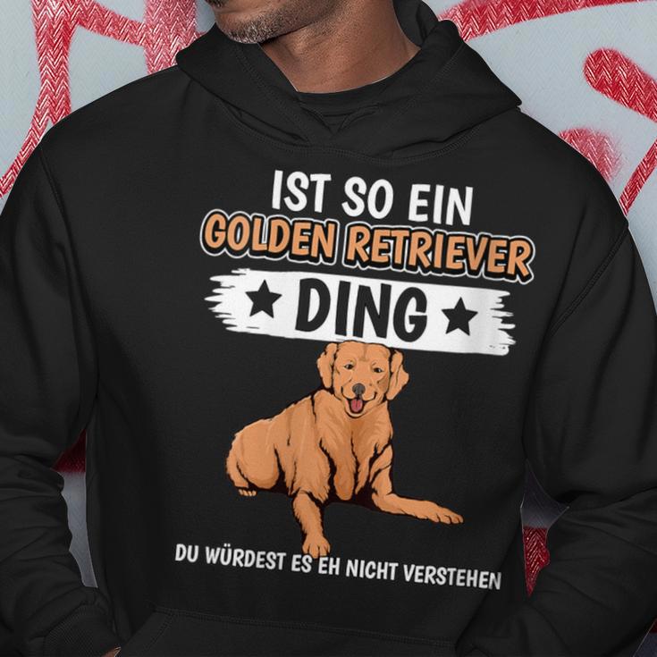 Damen Ist So Ein Golden Retriever Ding Golden Retriever Mit-Ausschnitt Kapuzenpullover Lustige Geschenke