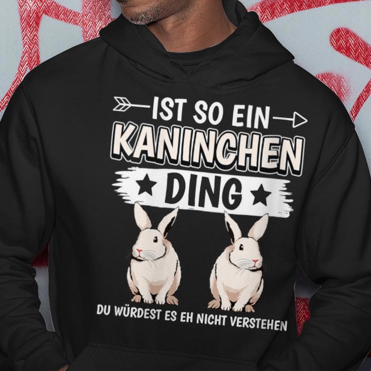 Damen Ist So Ein Kaninchen Ding Kaninchen Mit-Ausschnitt Kapuzenpullover Lustige Geschenke