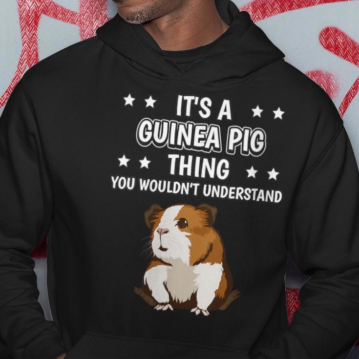 Damen Ist So Ein Meerschweinchen Ding Lustiger Spruch Meerschwein Mit-Ausschnitt Kapuzenpullover Lustige Geschenke