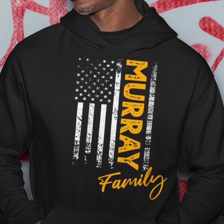 Damen Usa Murray Familienname Murray Nachname Murray Mit-Ausschnitt Kapuzenpullover Lustige Geschenke