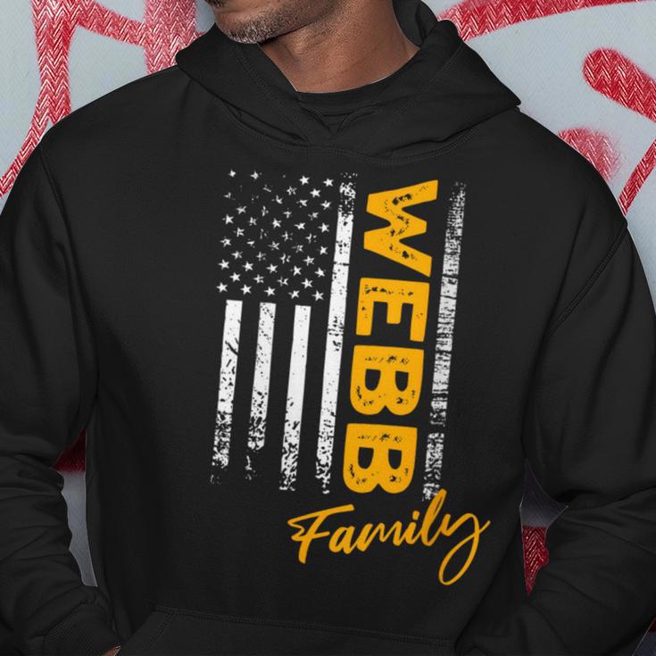 Damen Usa Webb Familienname Webb Nachname Webb Mit-Ausschnitt Kapuzenpullover Lustige Geschenke