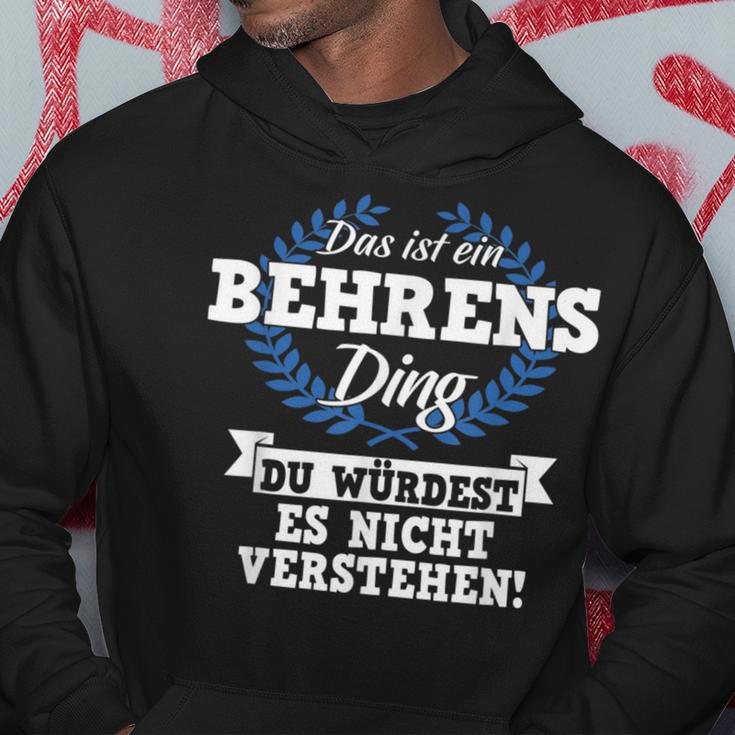 Das Ist Ein Behrens Ding Du Würdest Es Nicht Understand Kapuzenpullover Lustige Geschenke