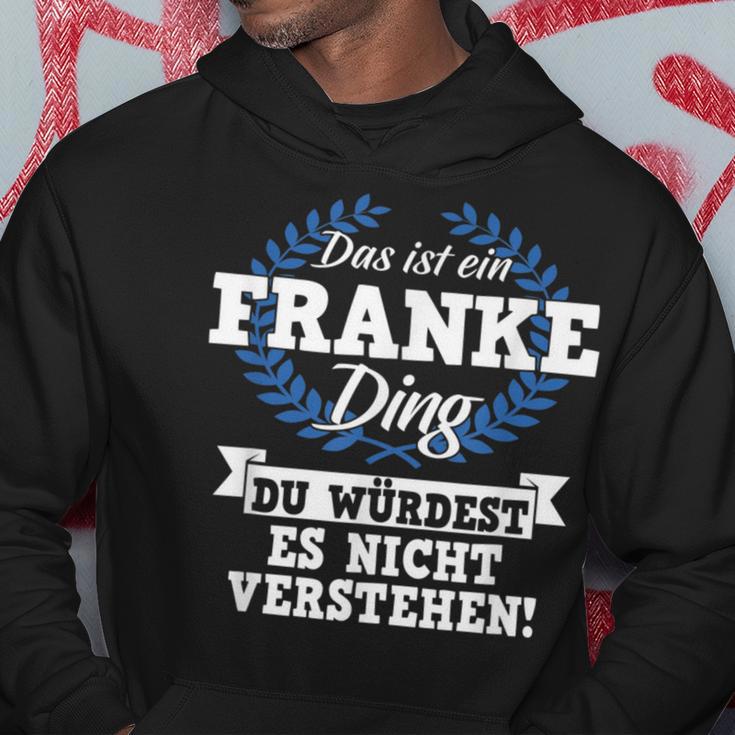 Das Ist Ein Franke Ding Du Würdest Es Nicht Understand Kapuzenpullover Lustige Geschenke